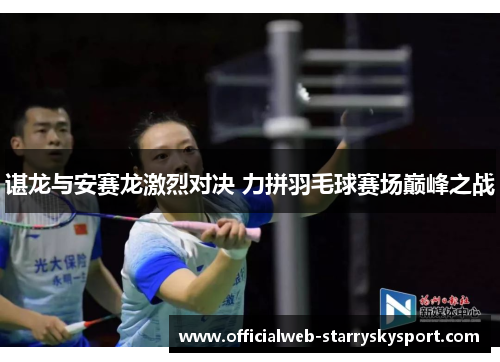 谌龙与安赛龙激烈对决 力拼羽毛球赛场巅峰之战